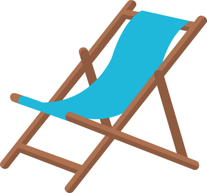 Beach Chair Illustration 